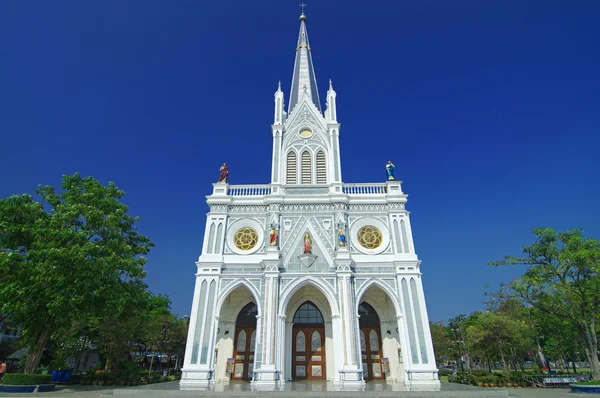 Церква, з Богоматері собор Різдва, samut songkhram, Thailan — стокове фото