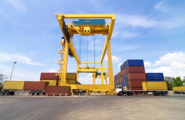 Liman Vinçleri ve konteyner depolama kamyon ile ticaret