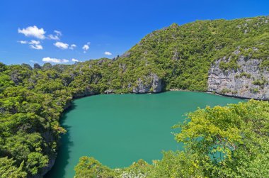 Mae ko ko ang thong deniz milli park, güneyinde thail göl
