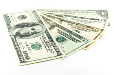 tüm Amerikan Doları türünü yığını