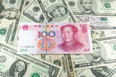 birçok dolar fon üzerine Çin cny yuan