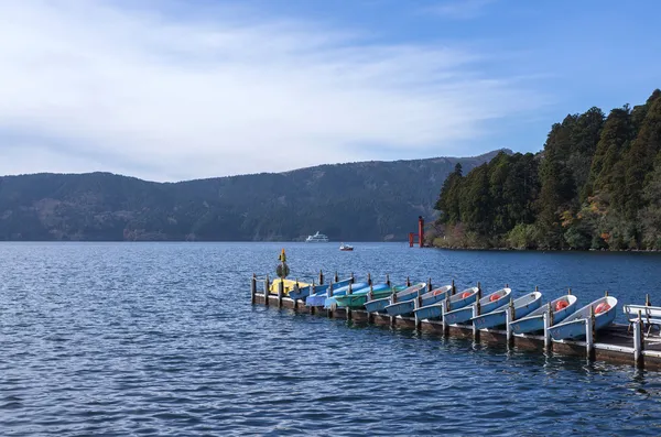 Puerto de kayak en alquiler para relajarse, día de deporte, Japón —  Fotos de Stock