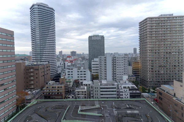 Moderní budova panoráma města Tokyo, Japonsko — Stock fotografie