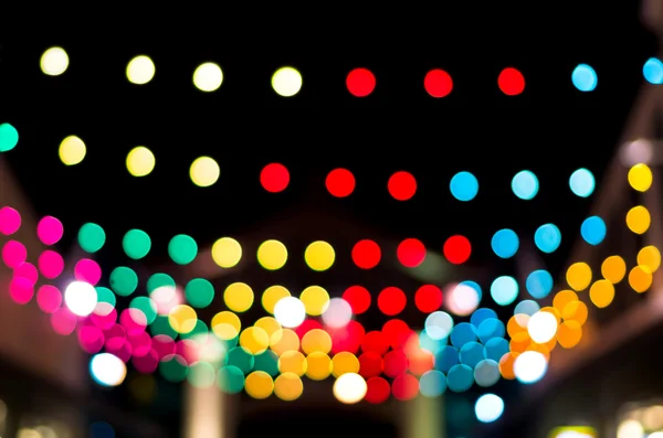 Blurred photo bokeh abstract lights background for new year part — Stock Photo, Image