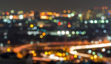 bangkok cityscape expressway twilight zaman, blu görebilirsiniz