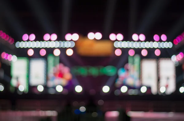 Stage Spotlight with Laser rays, Blurred Photo bokeh — Stock Photo, Image