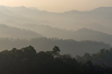 panerntung solucan w ile sabah sis peyzaj ile dağ