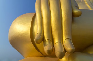 büyük el Buda wat muang Tapınağı, angthong, Tayland