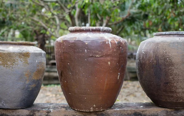 Jars for gardening — Stock Image Jars for gardening Royalty Free Stock Images