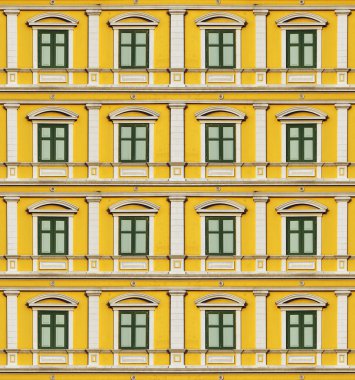 çok sarı windows duvar, arka plan