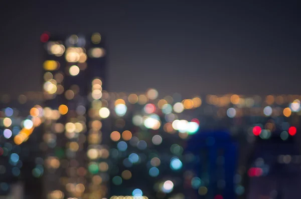 Cityscape background, Blurred Photo bokeh — Stock Photo, Image