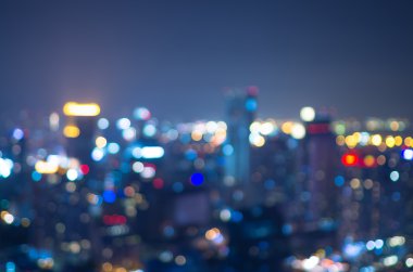 Cityscape bokeh, bulanık fotoğraf, cityscape, twilight saat