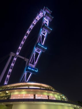 Singapur - 7 Temmuz: singapore flyer bulunan yaklaşık marina defne s