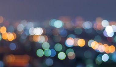 Şehir manzarası arka planı, bulanık fotoğraf bokeh