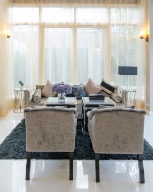 Bangkok, Tayland - 23 Eylül: mimari oturma odası iç o