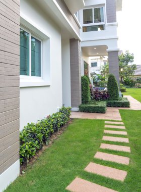 Bangkok, Tayland - 23 Eylül: q hous dış mimarisi
