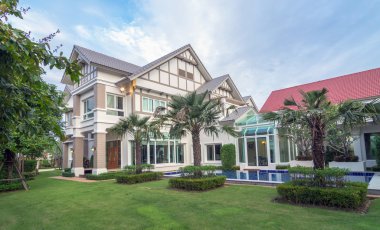 Bangkok, Tayland - 23 Eylül: q hous dış mimarisi