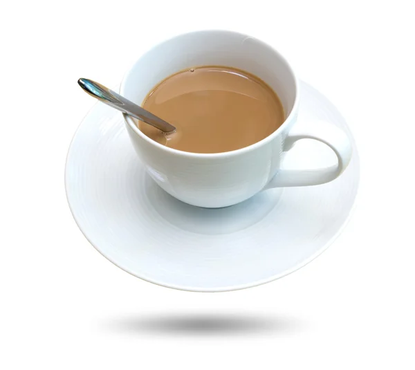 Kaffeetasse auf weißem Hintergrund, isoliert — Stockfoto