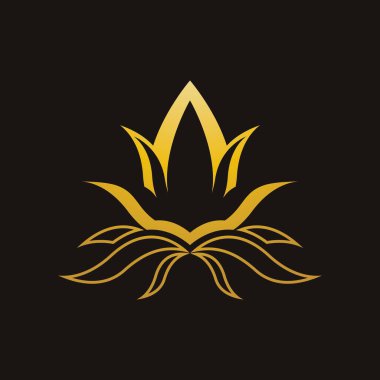 Lotus logo şablon tasarımı