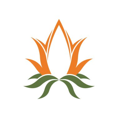 Lotus logo şablon tasarımı