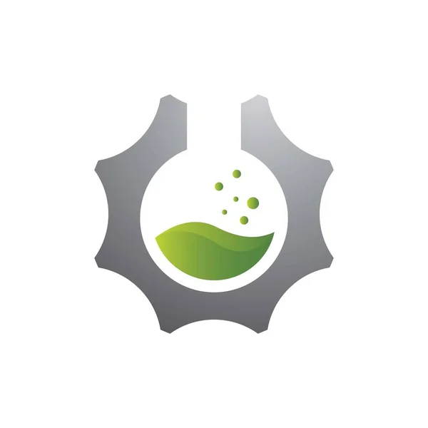 Laboratory Logo Template Vector Icon Design — Stock Vector