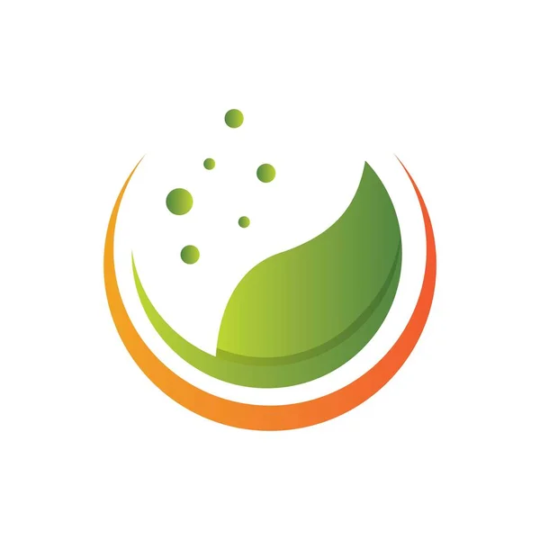 Laboratuvar Logo Şablonu Vektör Ikonu Tasarımı — Stok Vektör