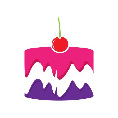 Pasta vektör logo şablonu tasarımı