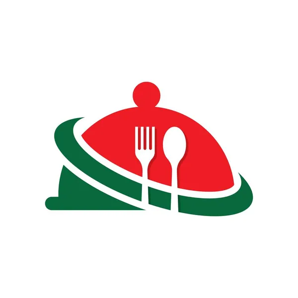 Lebensmittel Logo Vorlage Vektor Icon Design — Stockvektor