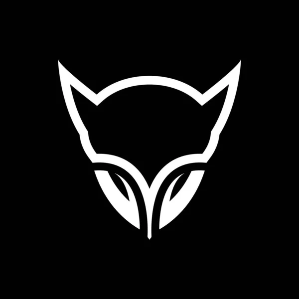 Fox 템플릿 아이콘 디자인 — 스톡 벡터