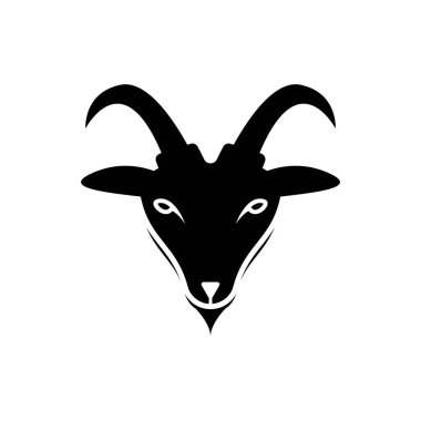 Keçi vektör logo tasarımı