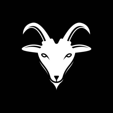 Keçi vektör logo tasarımı