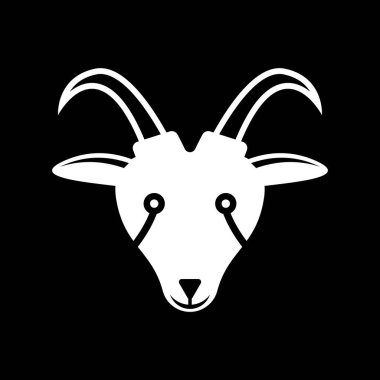 Keçi vektör logo tasarımı