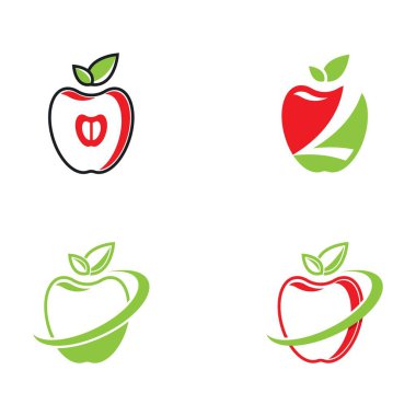 Apple logo şablonu çizim tasarımı