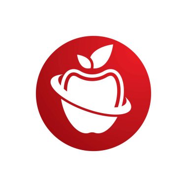 Apple logo şablonu çizim tasarımı