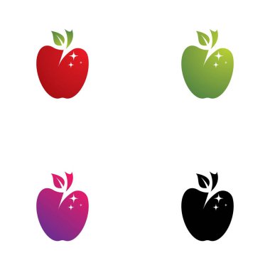 Apple logo şablonu çizim tasarımı