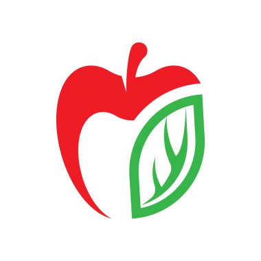 Apple logo şablonu çizim tasarımı