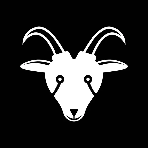 Goat Vector Logo Icon Design — Stock Vector