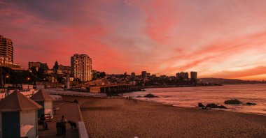 Vina del mar günbatımı