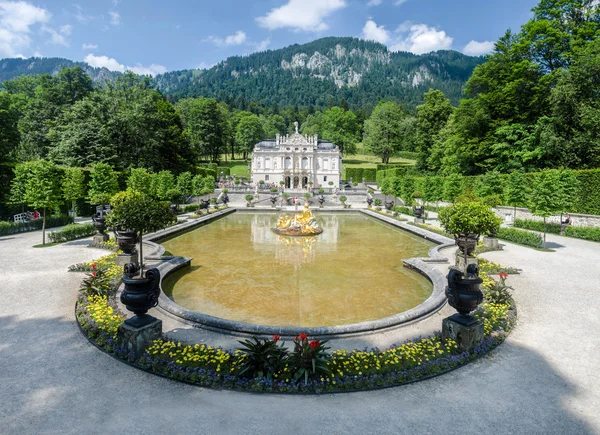 Linderhof kastély Stock Kép