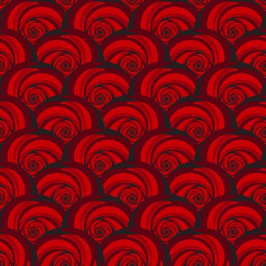 Güllü kırmızı bir arka plan