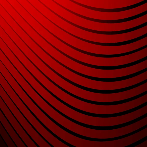 Fondo rojo abstracto con rayas — Vector de stock