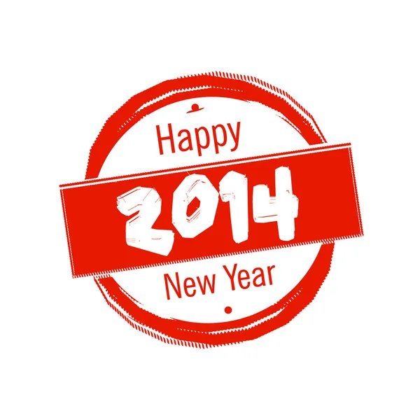 Feliz Año Nuevo 2014 — Vector de stock