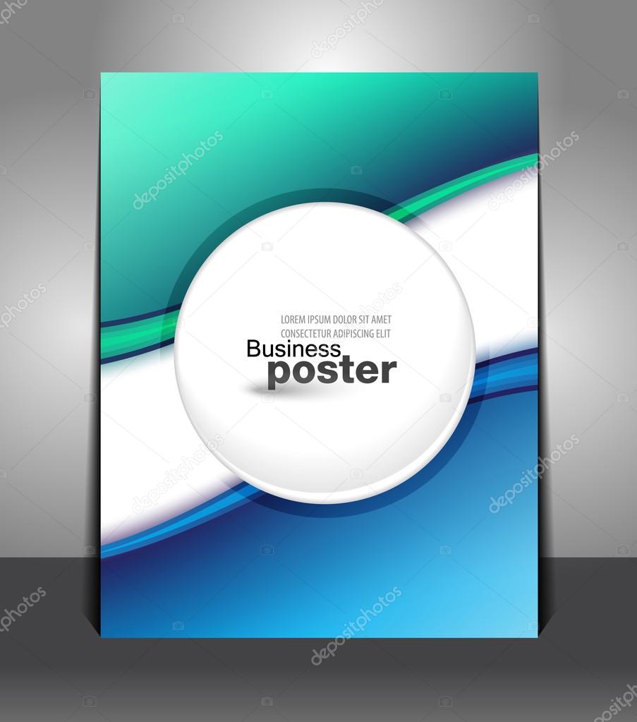 Stylish business poster