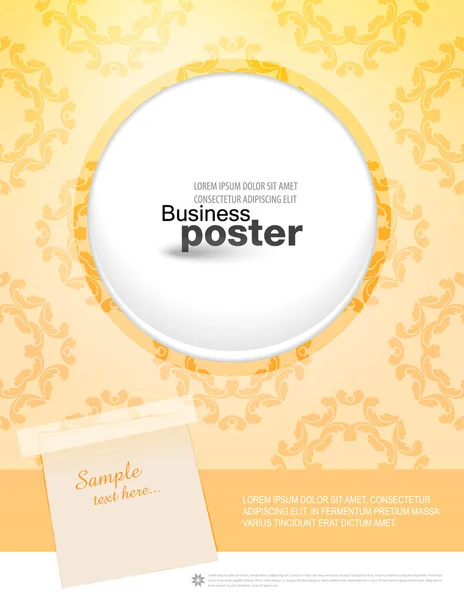 şık moda kitapçık poster