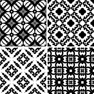 set sorunsuz damask deseni