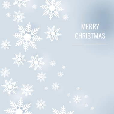 Beyaz kar taneleriyle Noel arkaplanı