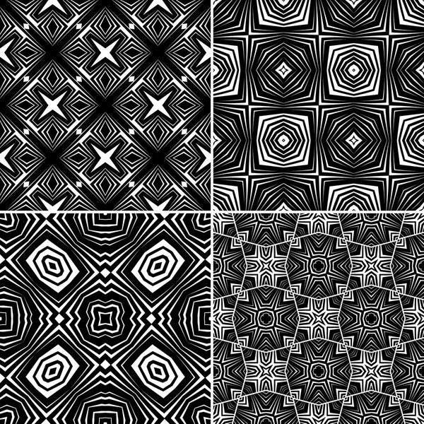 Set naadloze geometrische patroon — Stockvector