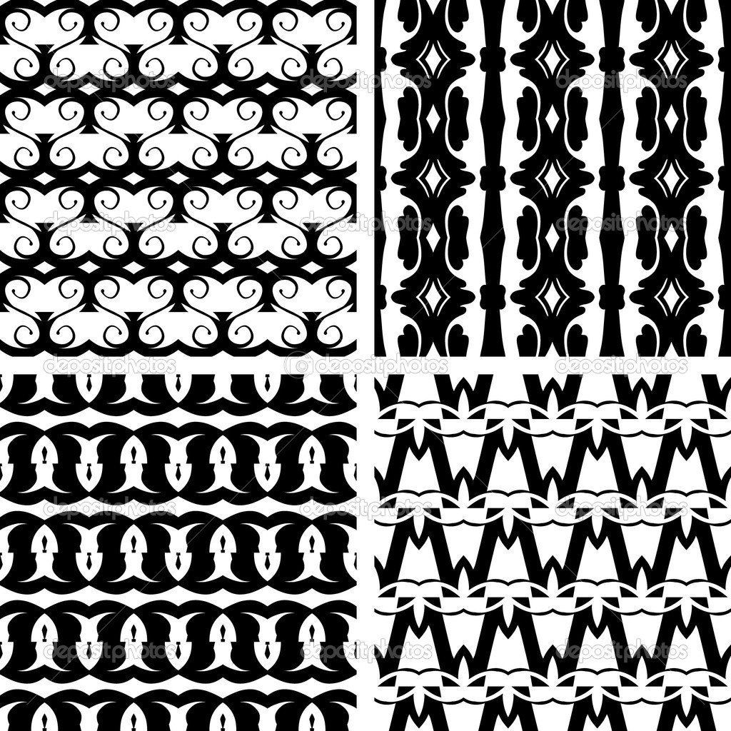 Seamless decorative elegant pattern