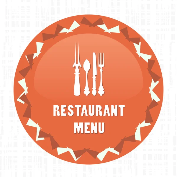 Carte de menu restaurant vintage — Image vectorielle