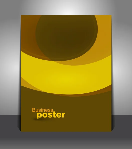 Κομψό παρουσίαση αφίσας επιχειρήσεων — Διανυσματικό Αρχείο